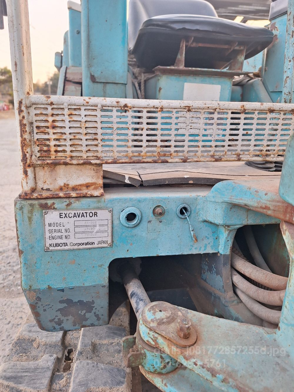 Kubota Excavator (1.2톤)  뒤우측면