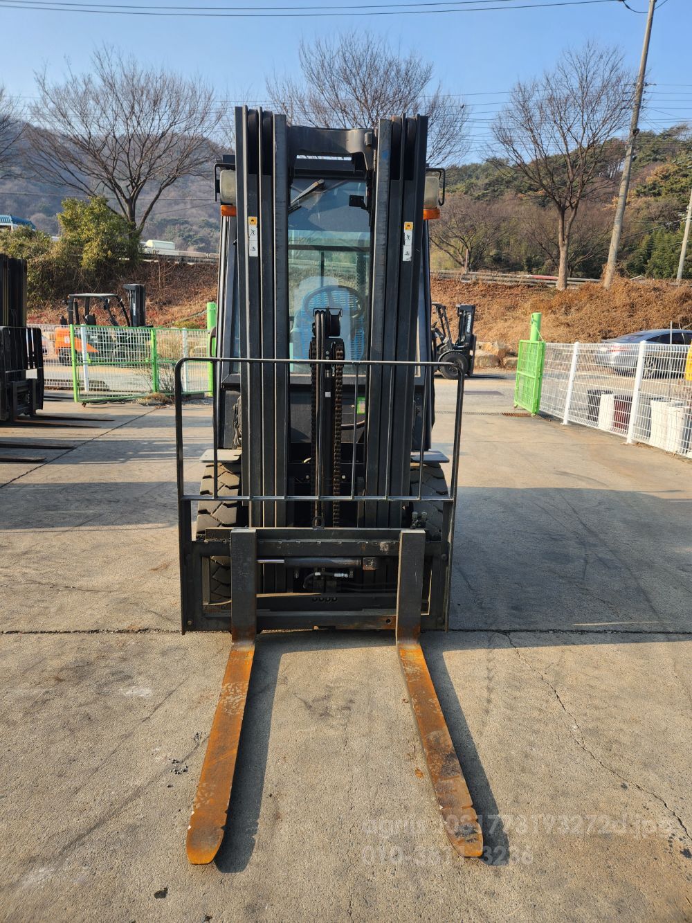 두산지게차 지게차 D25S-7 (2.5톤) 뒤우측면