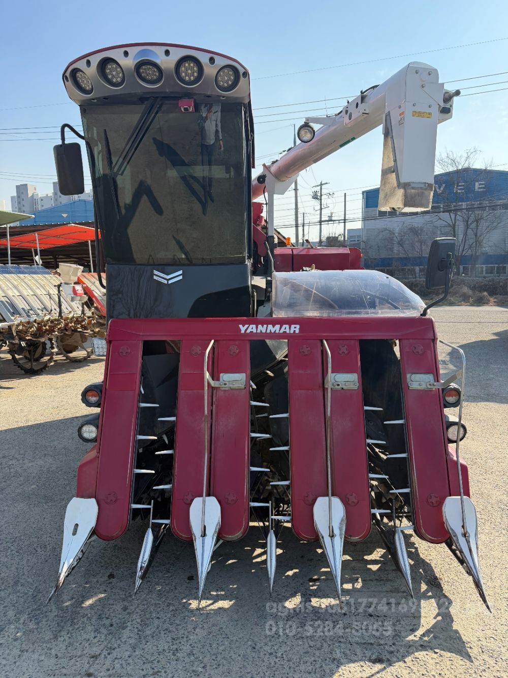 Yanmar Combine Harvester YH6115 (6Rows) 뒤우측면