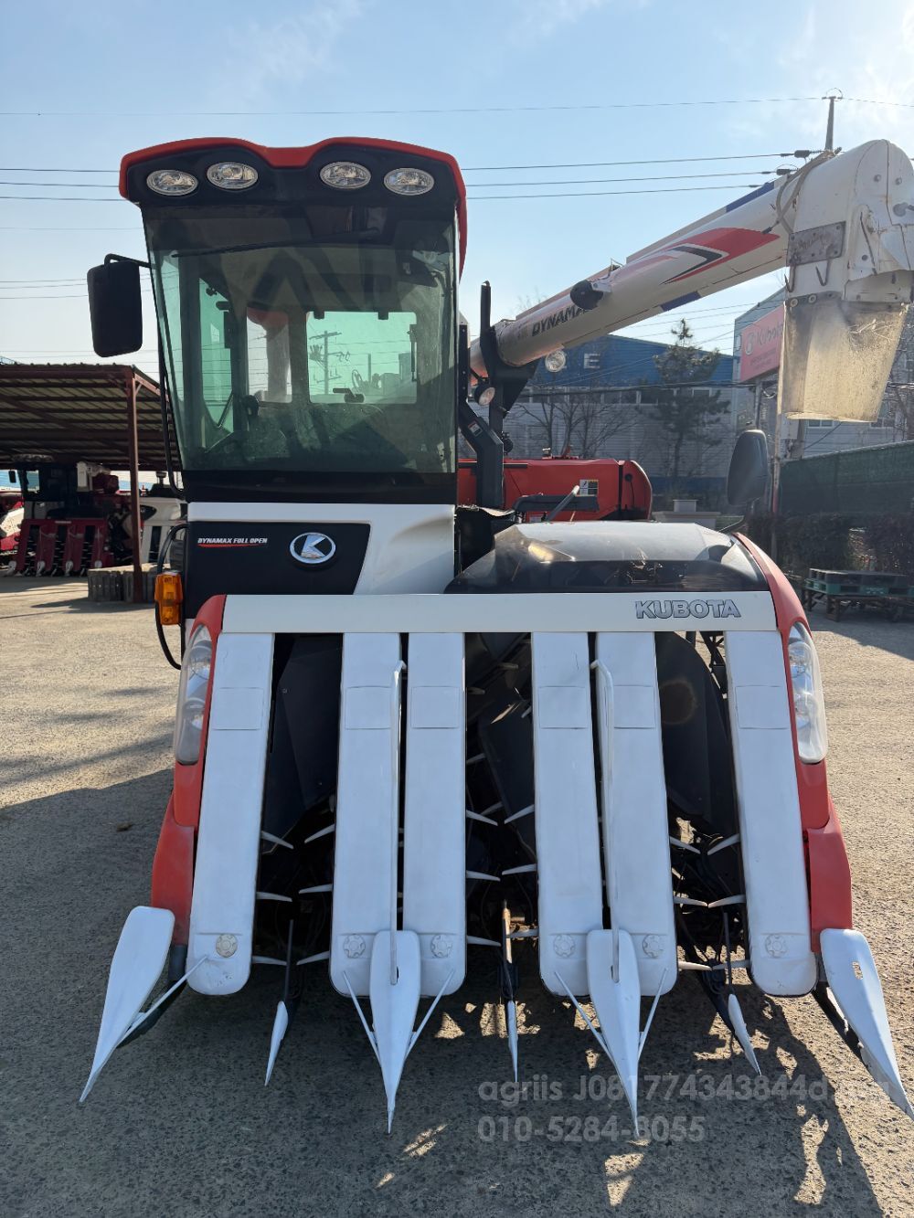 Kubota Combine Harvester ER112 (6Rows) 뒤우측면