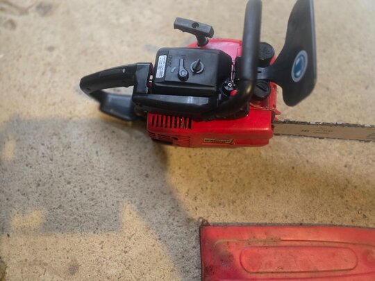  엔진톱 G380AV  앞좌측면